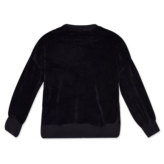 Bodytalk Παιδικό φούτερ Velour Crewneck Loose Assymetrical Sweater